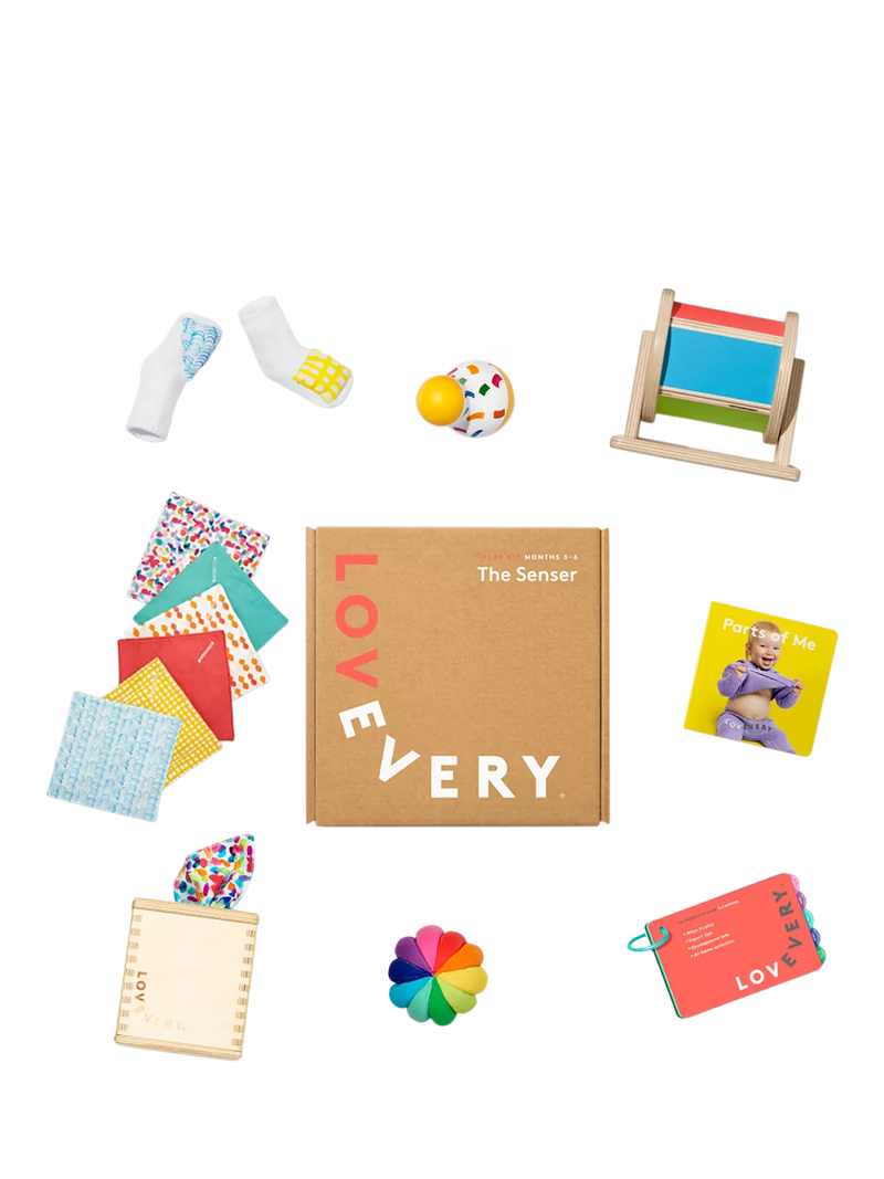 Lovevery The Senser Play Kit baby sensory toy - British product