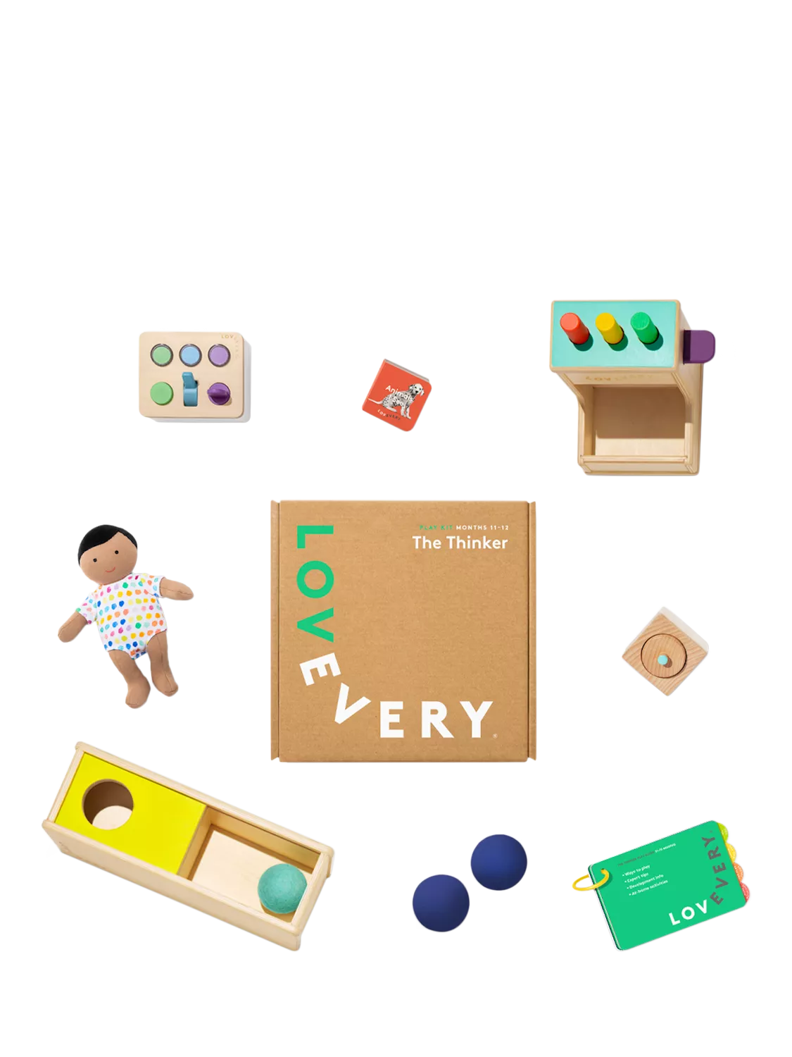 Lovevery The Thinker Play Kit for babies, imported from the UK
