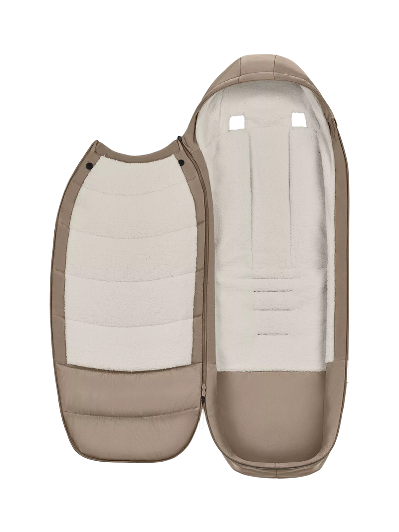 Cybex Platinum pushchair footmuff Cozy Beige (British brand)