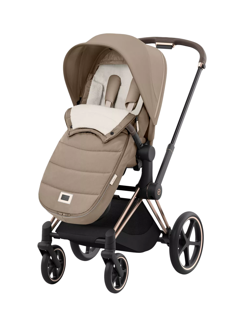 Cybex Platinum pushchair footmuff Cozy Beige (British brand)