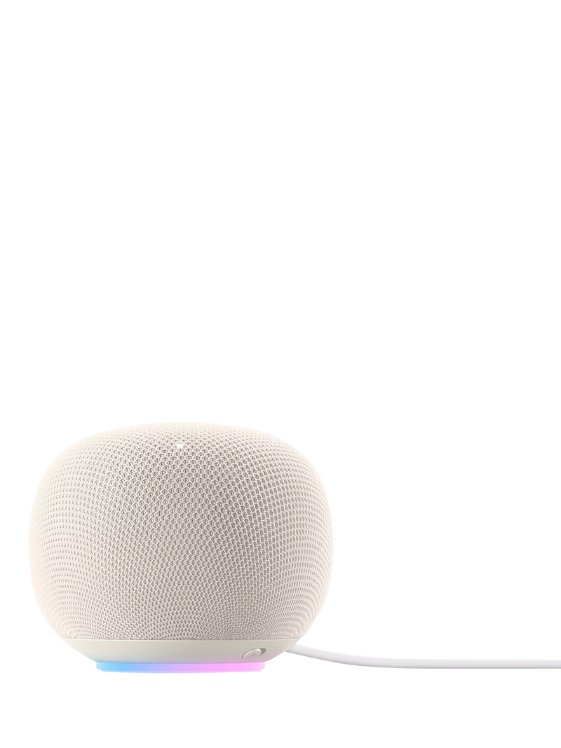 Google Home Bluetooth Wi-Fi Smart Speaker with Gemini
