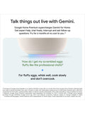 Google Home speaker with Gemini 360° sound, imported from the UK