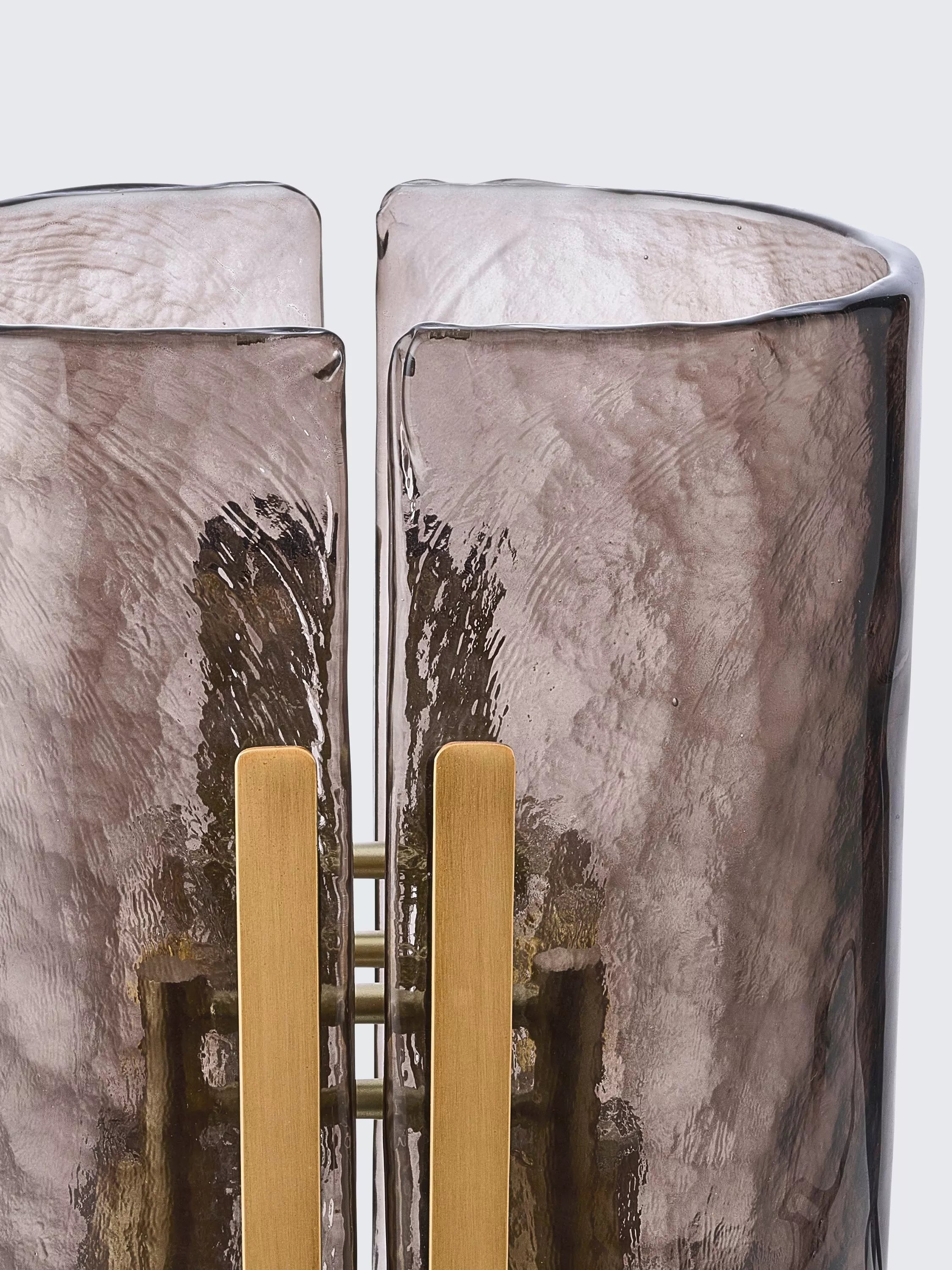 John Lewis Cadogan antique brass textured glass table lamp (British brand)