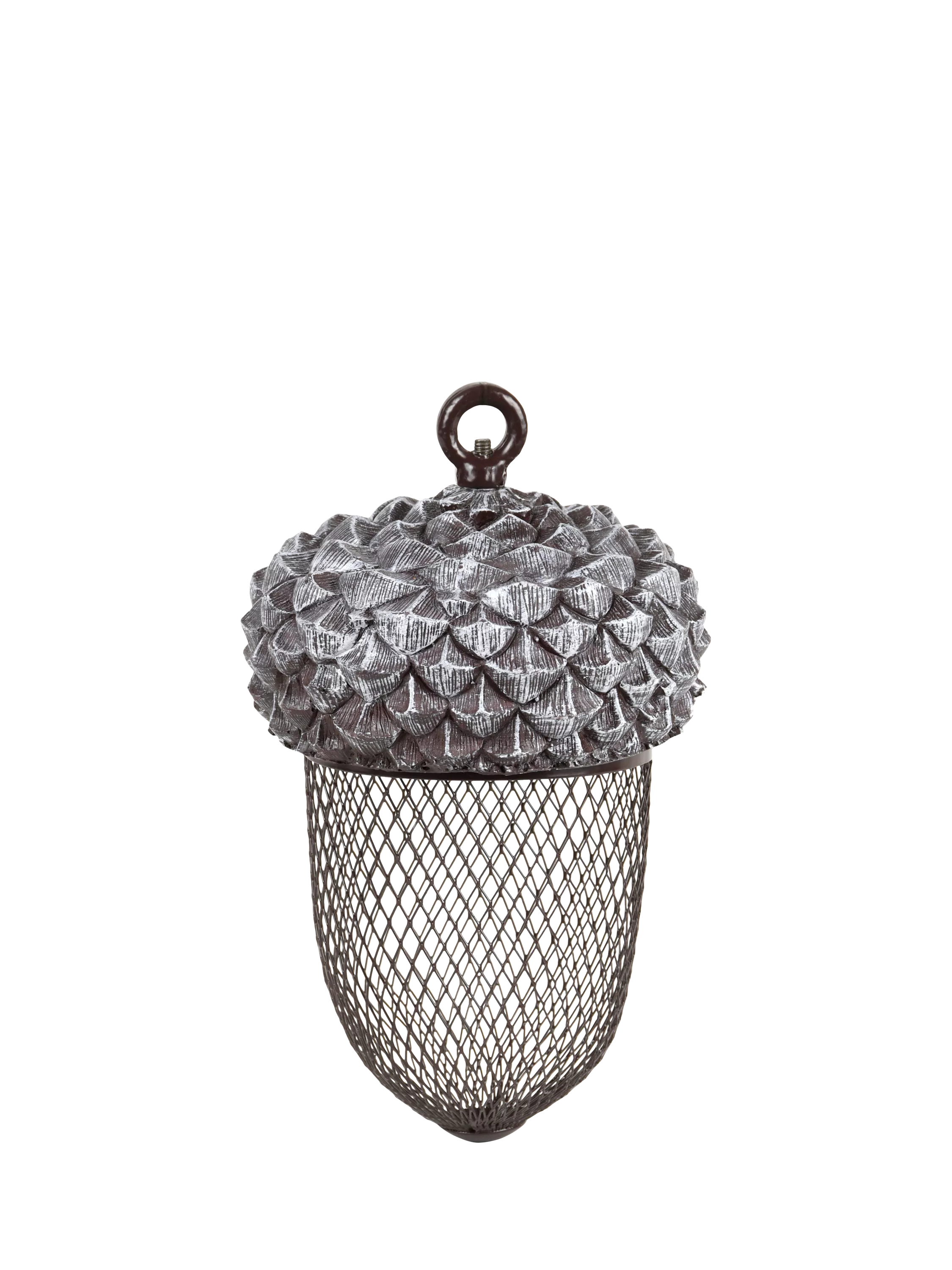 Fallen Fruits acorn bird feeder grey - British product