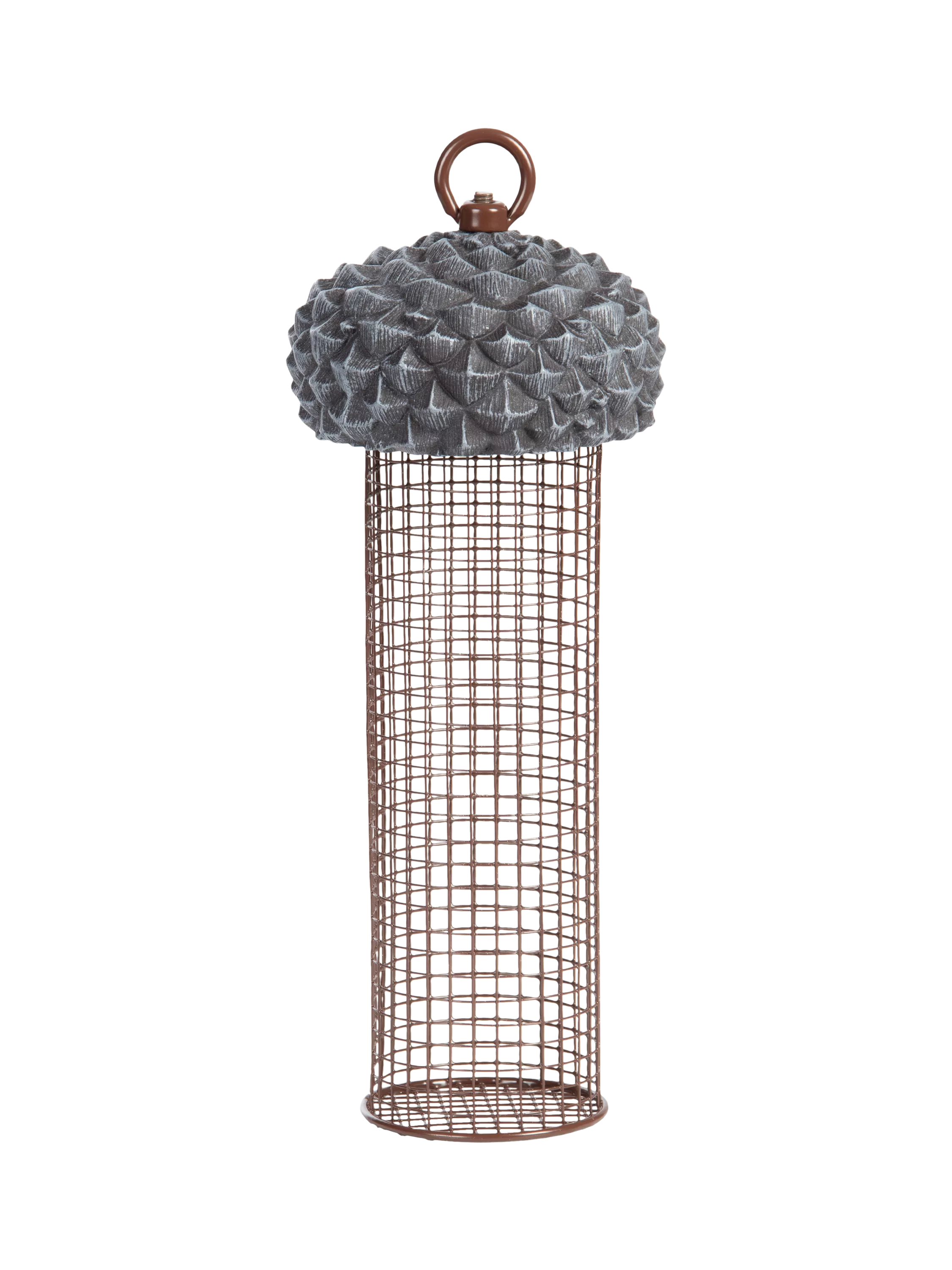 Fallen Fruits acorn bird feeder grey (British brand)