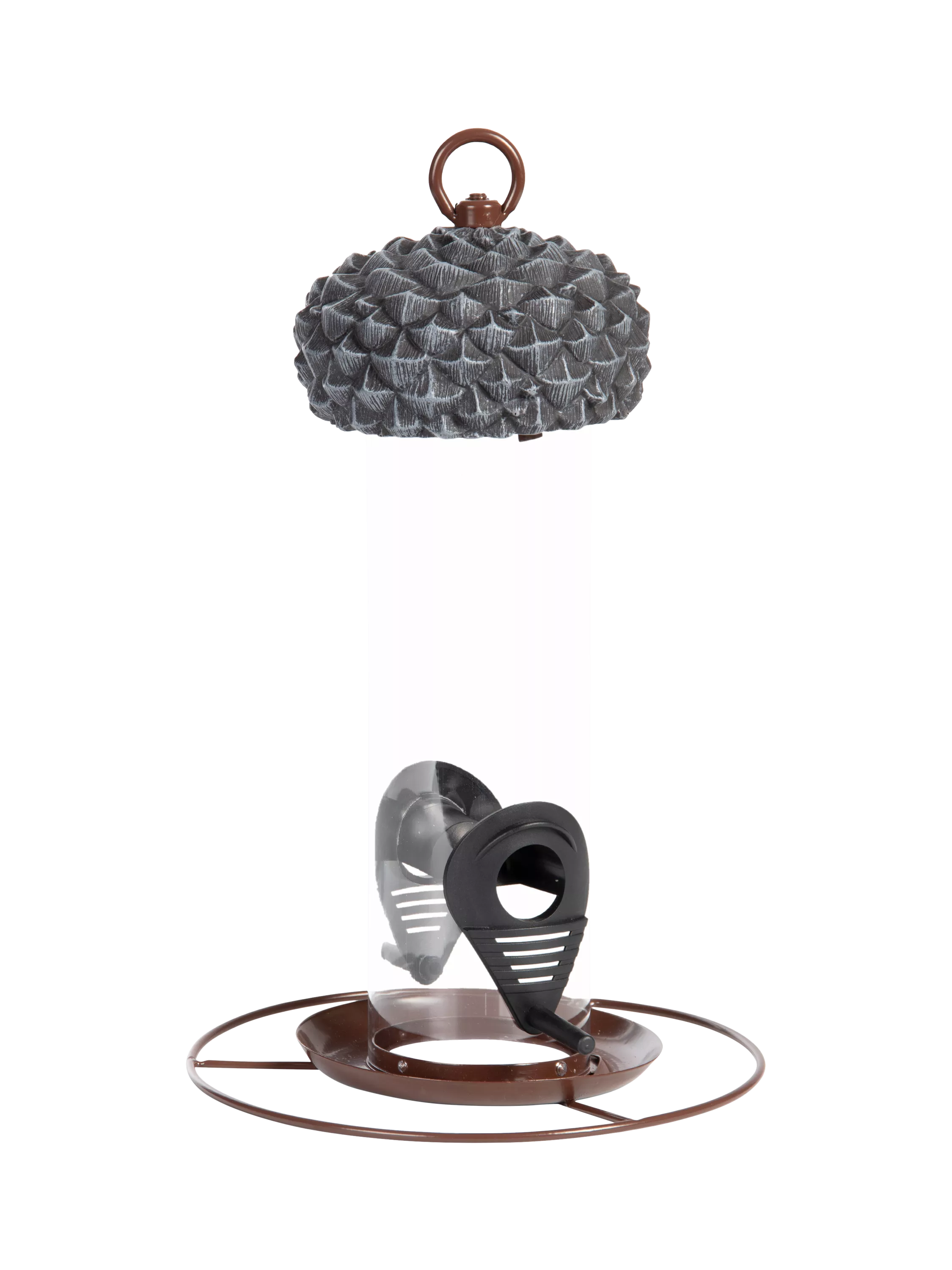 Fallen Fruits acorn silo bird feeder grey (British brand)