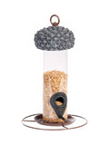 Fallen Fruits acorn silo bird feeder grey (British brand)