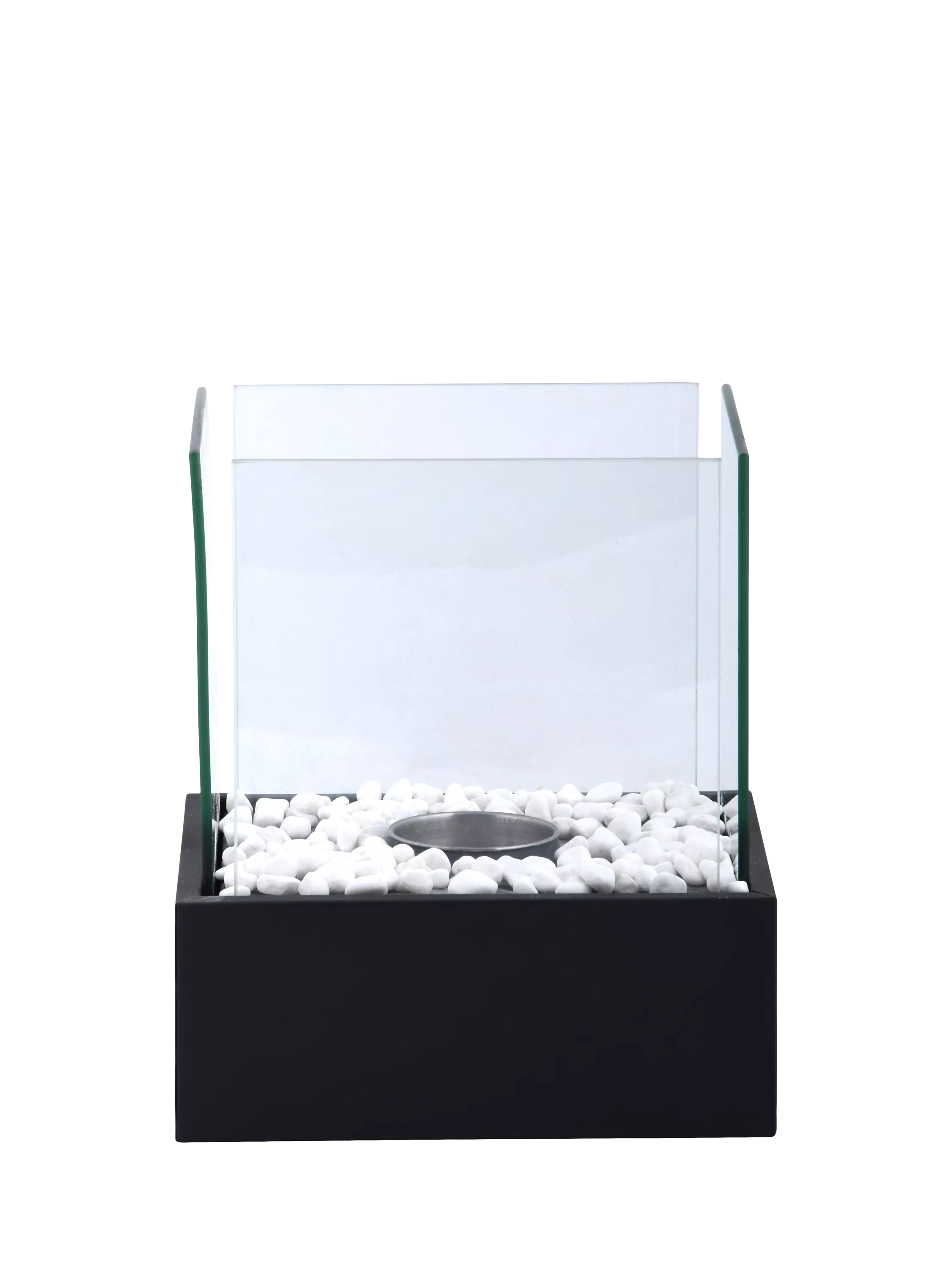 Fallen Fruits bioethanol garden fireplace black, imported from the UK