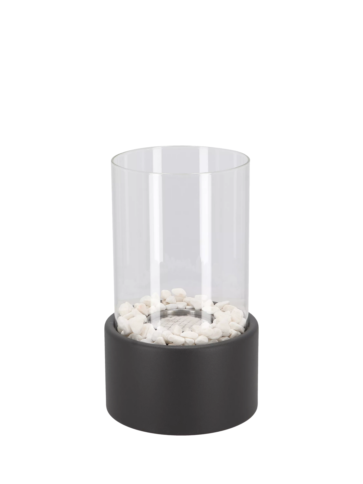 Fallen Fruits bioethanol round garden fireplace black - British product