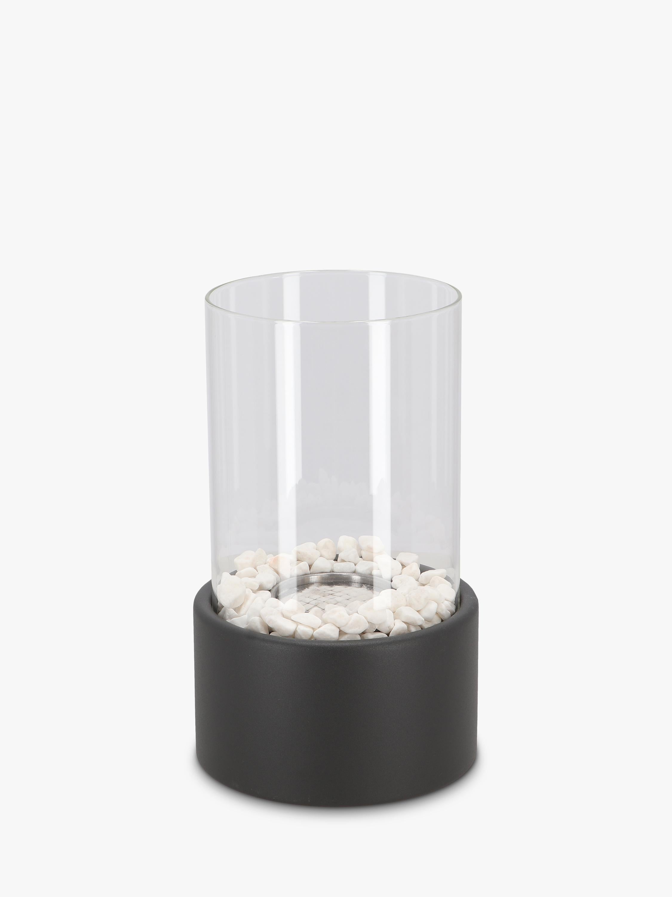 Fallen Fruits bioethanol round garden fireplace black - British product