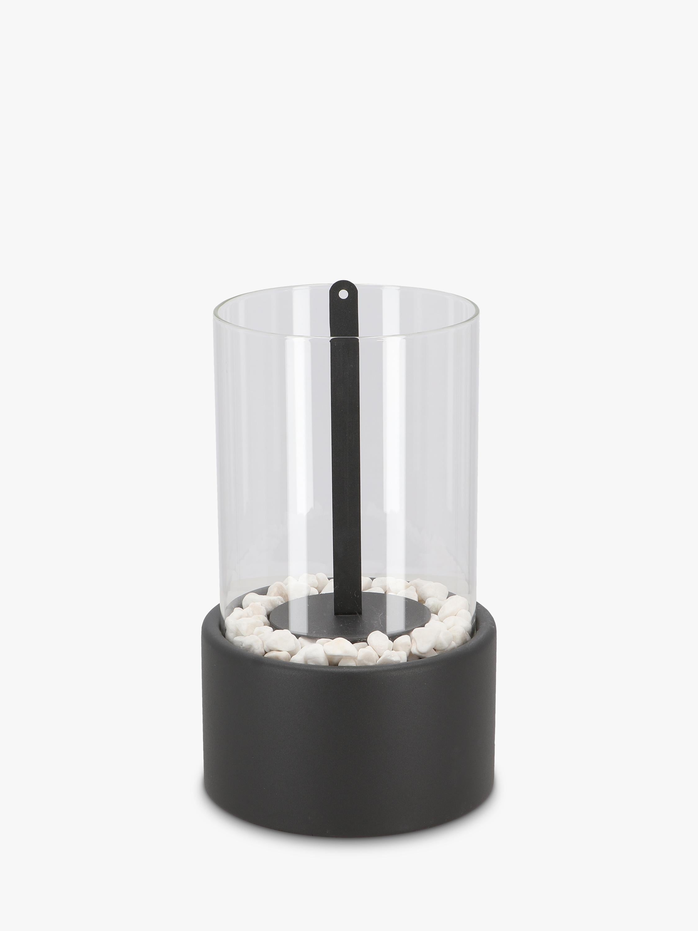 Fallen Fruits bioethanol round garden fireplace black - British product
