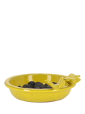 Fallen Fruits ceramic bee butterfly bath yellow, imported from the UK