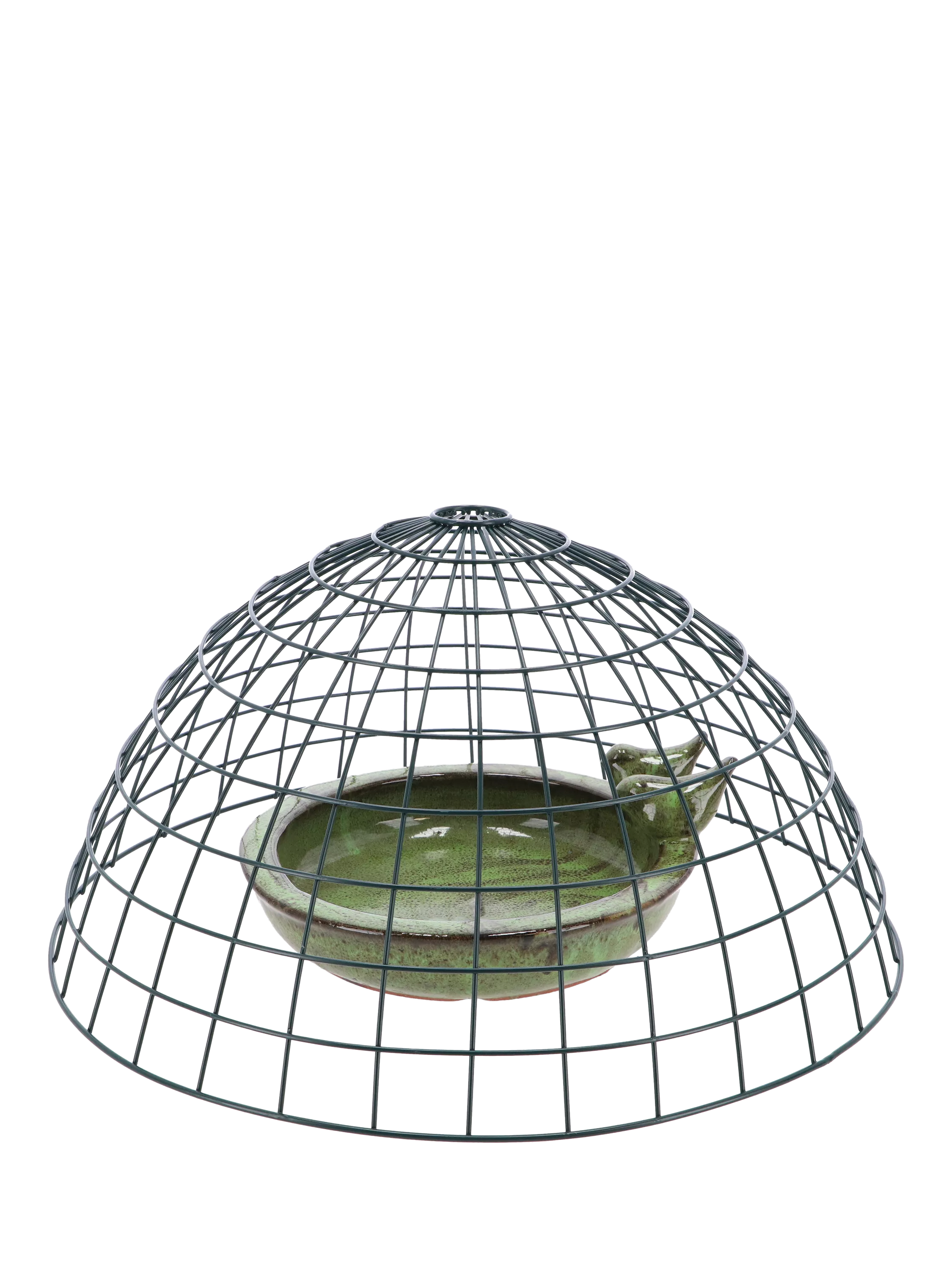 Fallen Fruits metal bird feeder protection cage for songbirds - British product