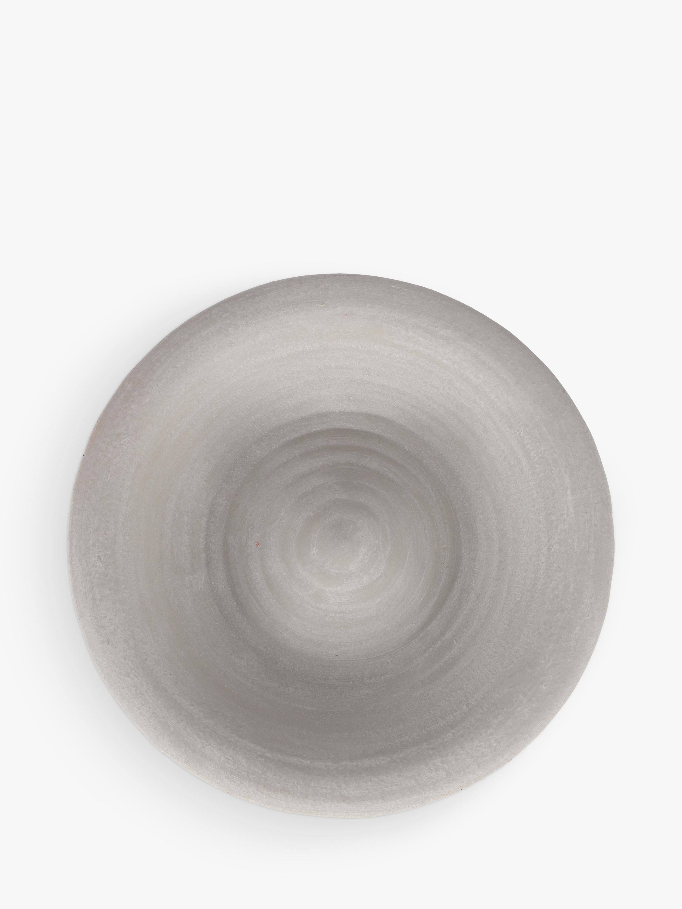 Fallen Fruits Ceramic Bird Bath Grey 28.8cm, imported from the UK