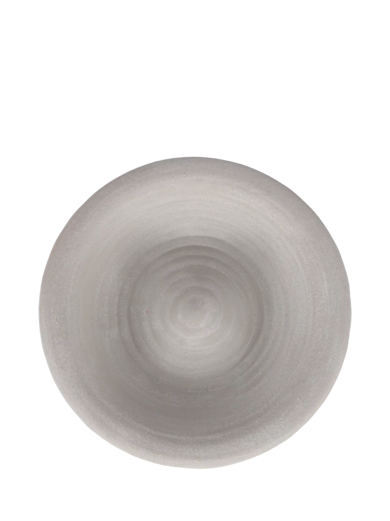Fallen Fruits Ceramic Bird Bath Grey 28.8cm, imported from the UK