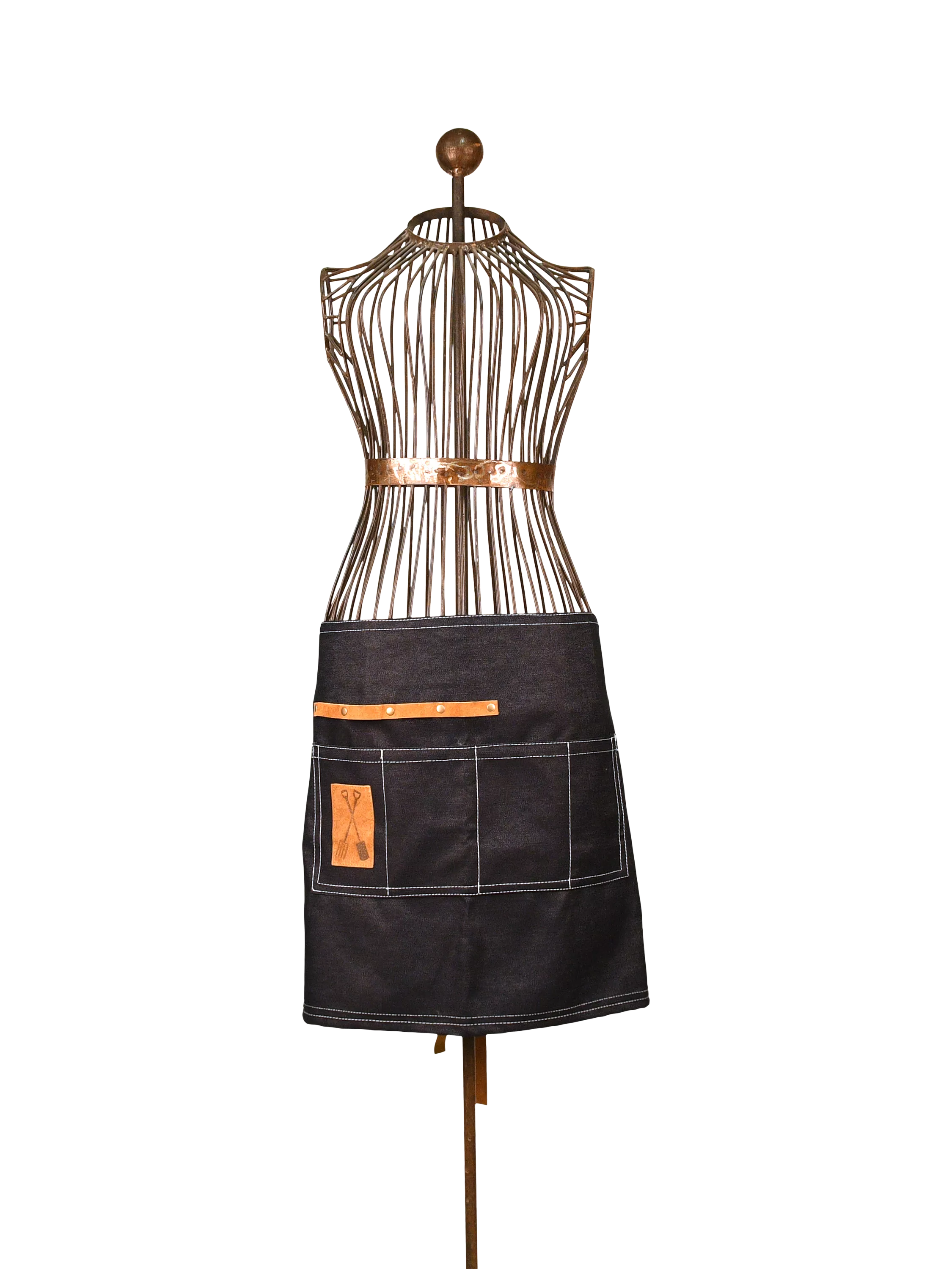 Fallen Fruits denim garden tool belt with compartments (British brand)
