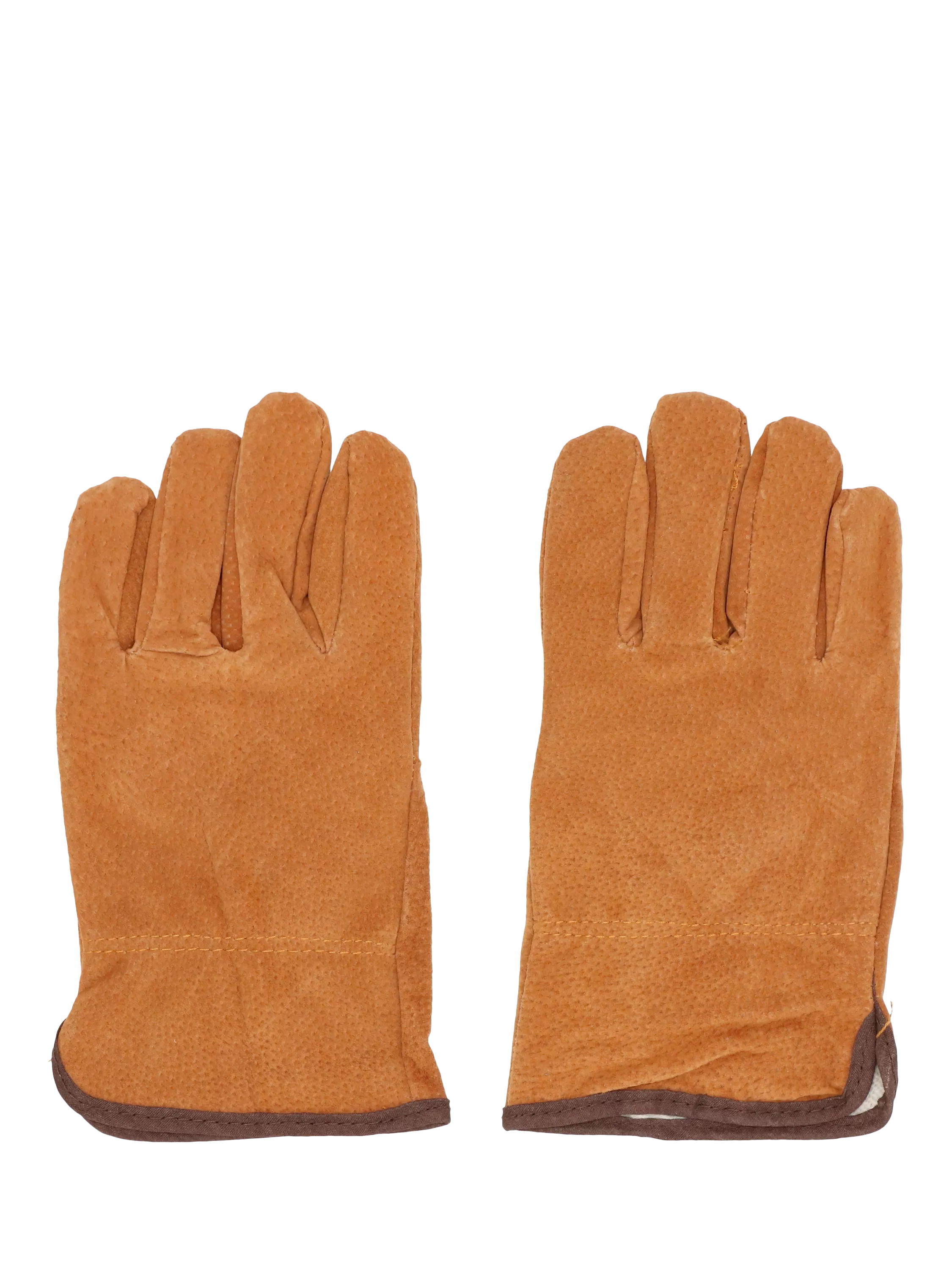 Fallen Fruits leather garden gloves - British product