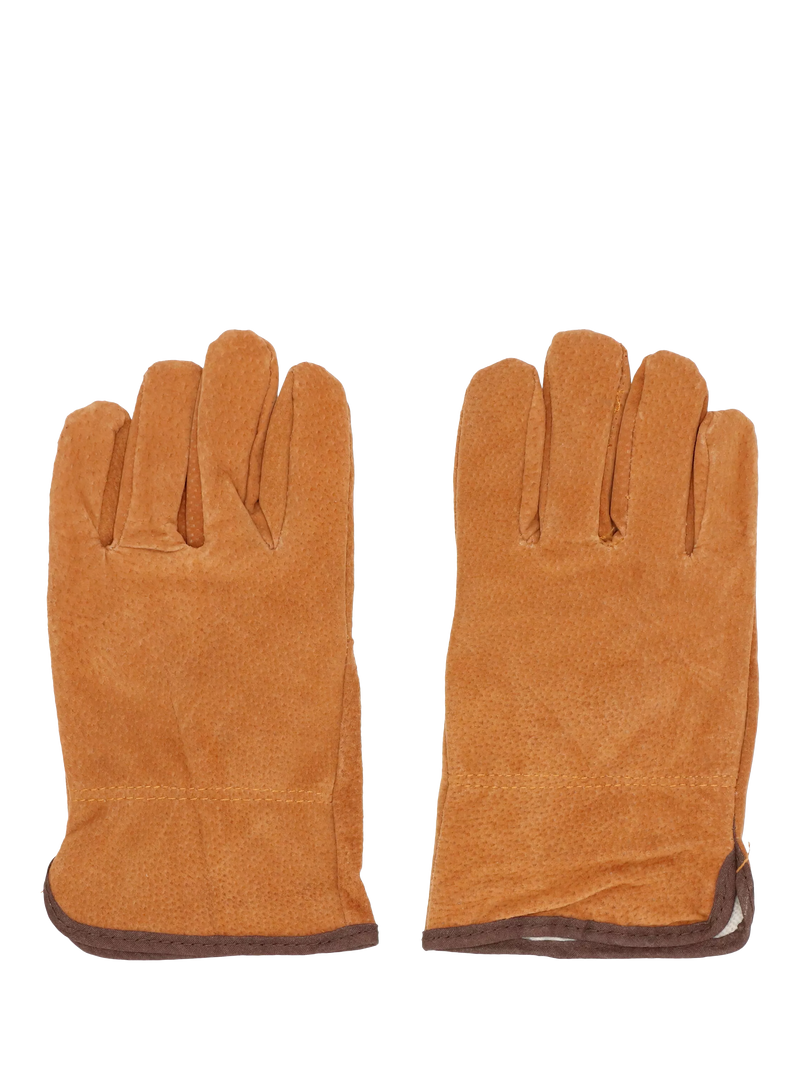 Fallen Fruits leather garden gloves - British product