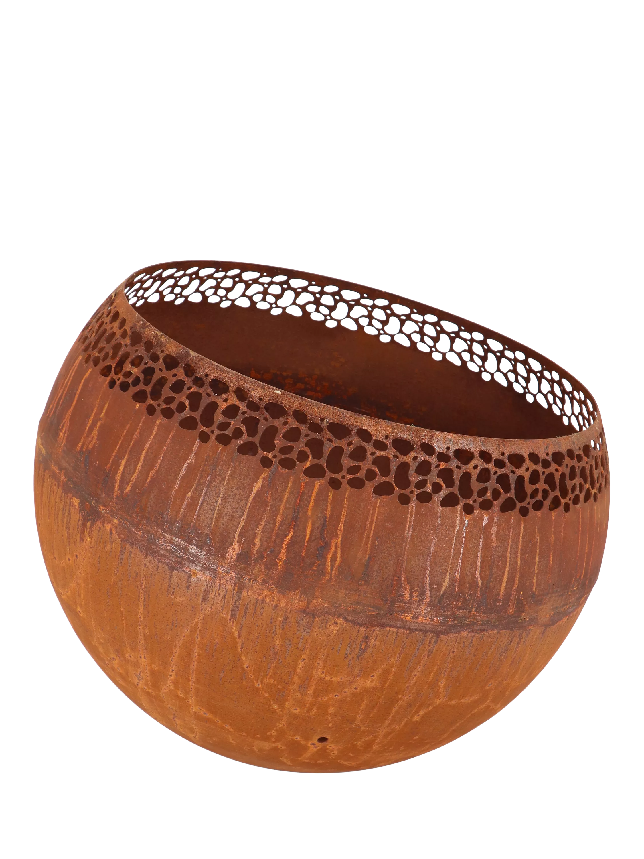 Fallen Fruits Speckle Fireball Firepit Black