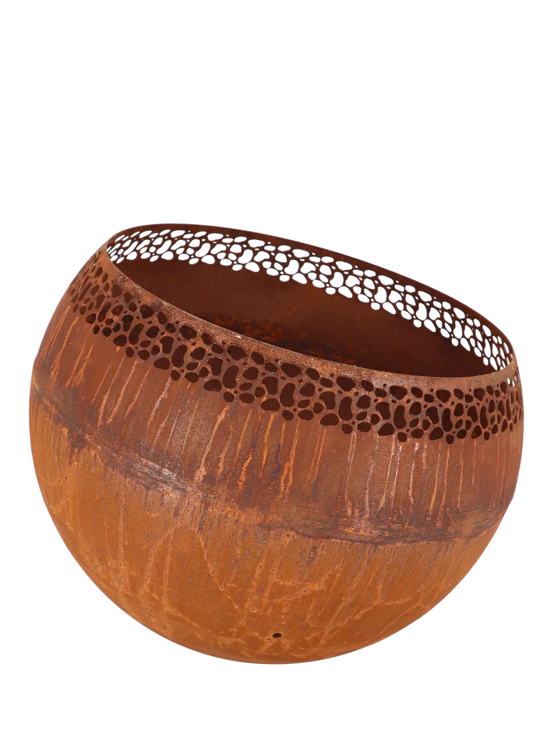 Fallen Fruits Speckle Fireball Firepit Black