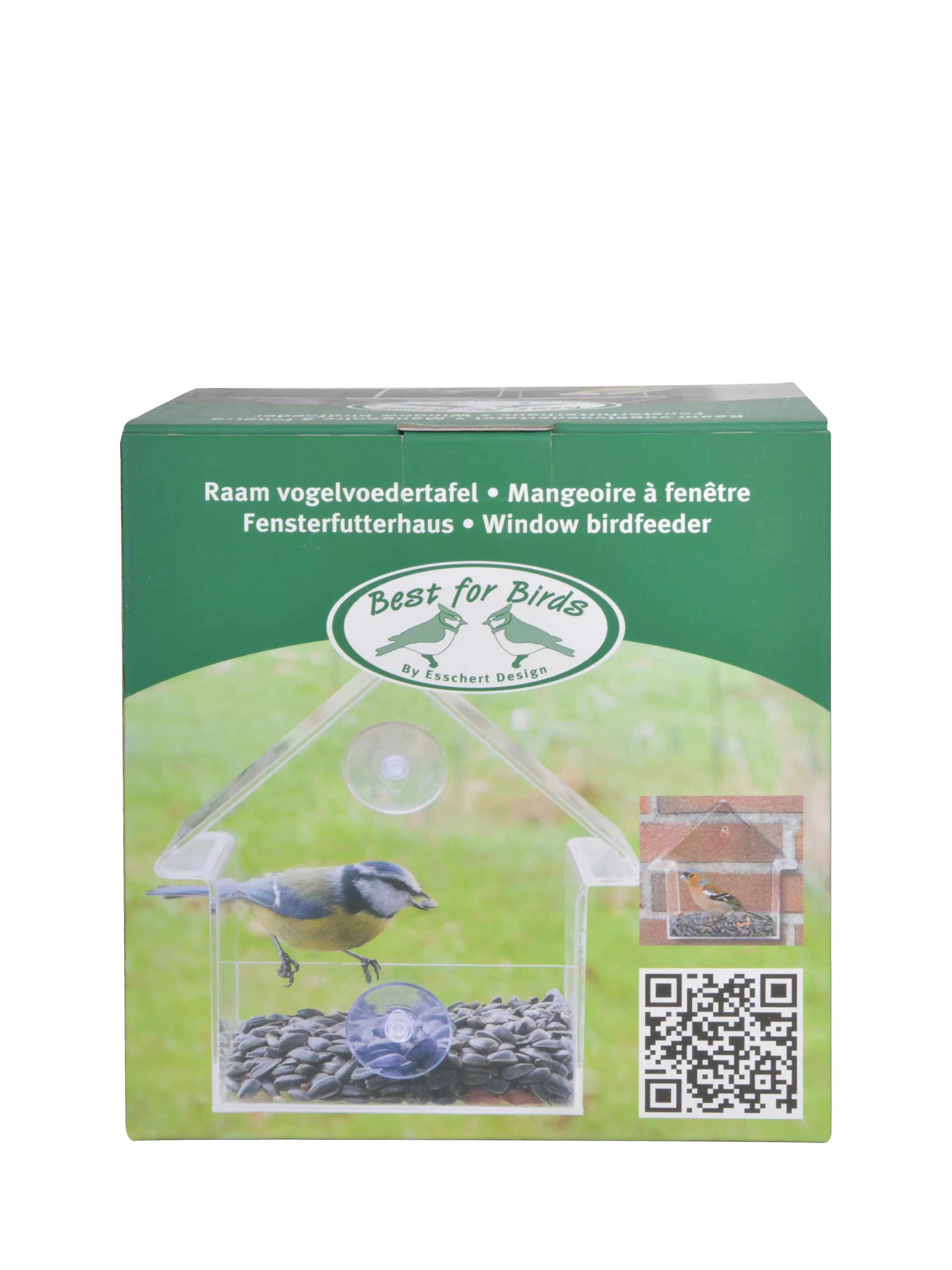 Fallen Fruits window bird feeder house (British brand)