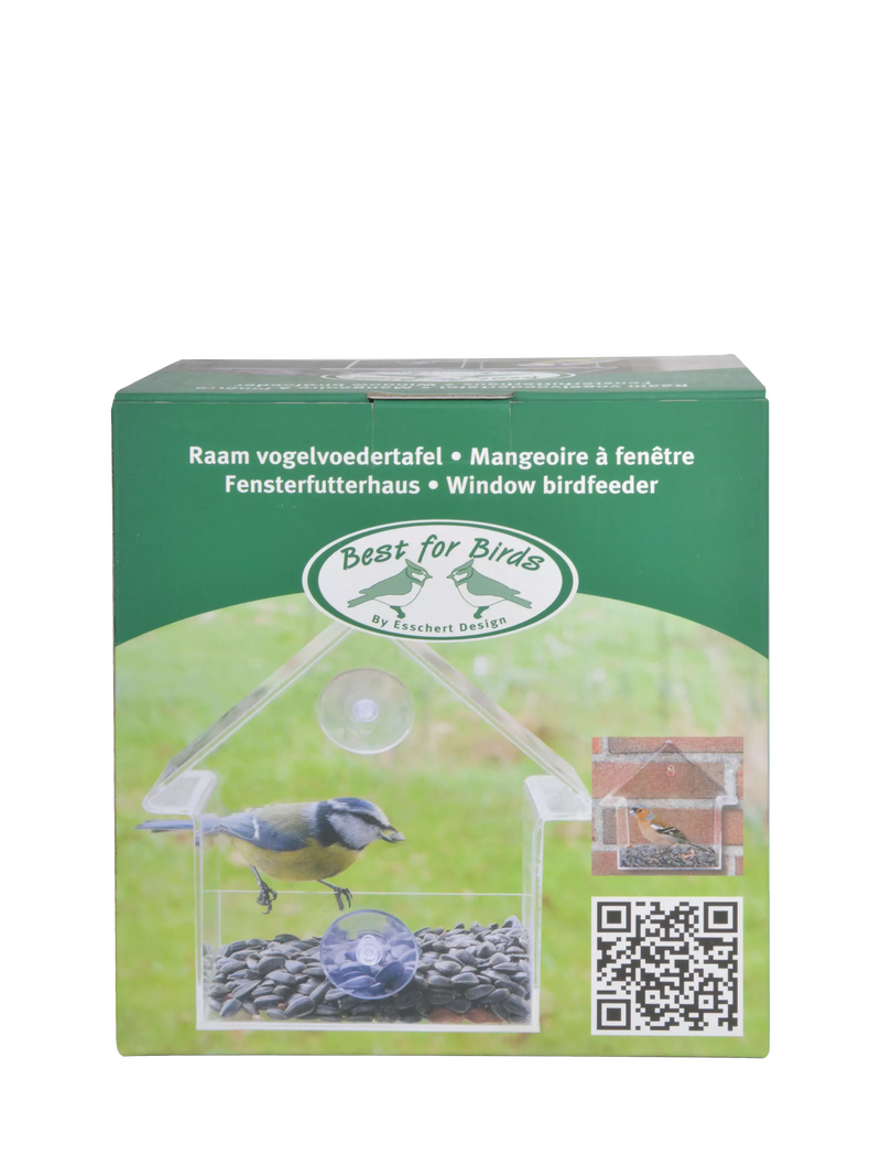 Fallen Fruits window bird feeder house (British brand)