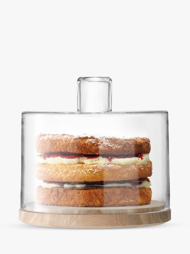 LSA International Lotta cake and cheese dome 25cm - British product