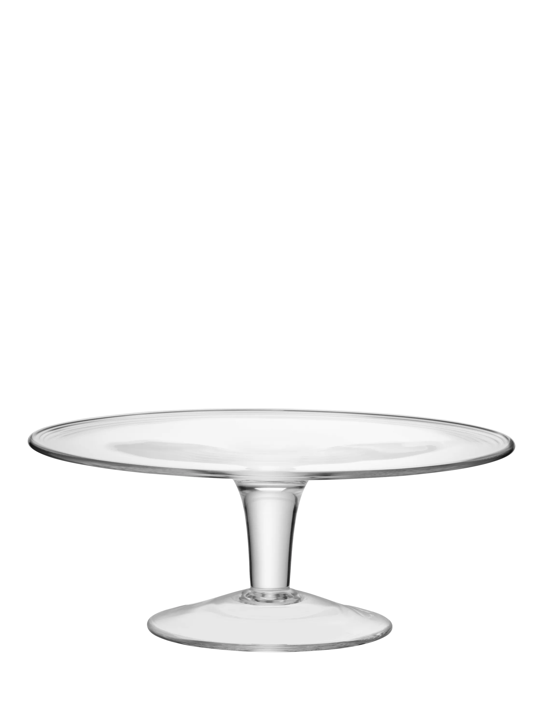 LSA International glass cake stand 31cm, UK version