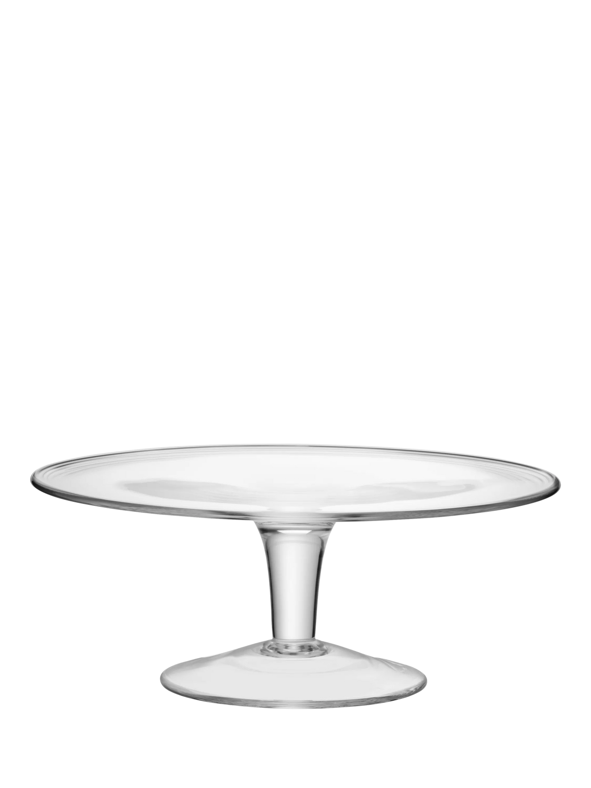 LSA International glass cake stand 31cm, UK version