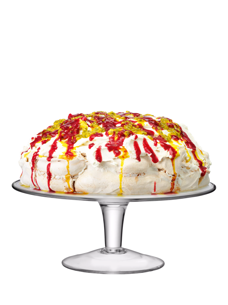 LSA International glass cake stand 31cm, UK version