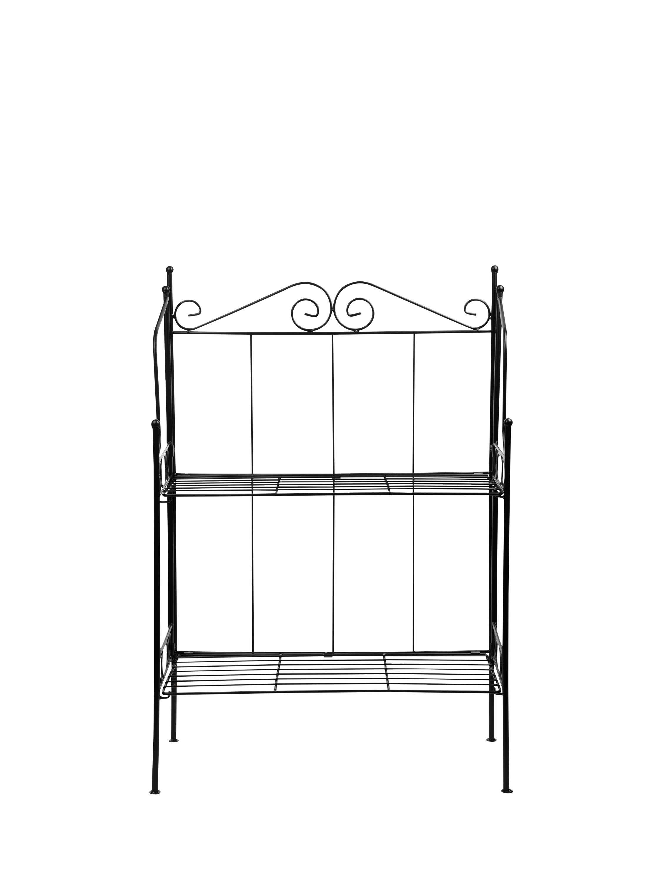 Fallen Fruits black folding plant stand 79.5cm (British brand)