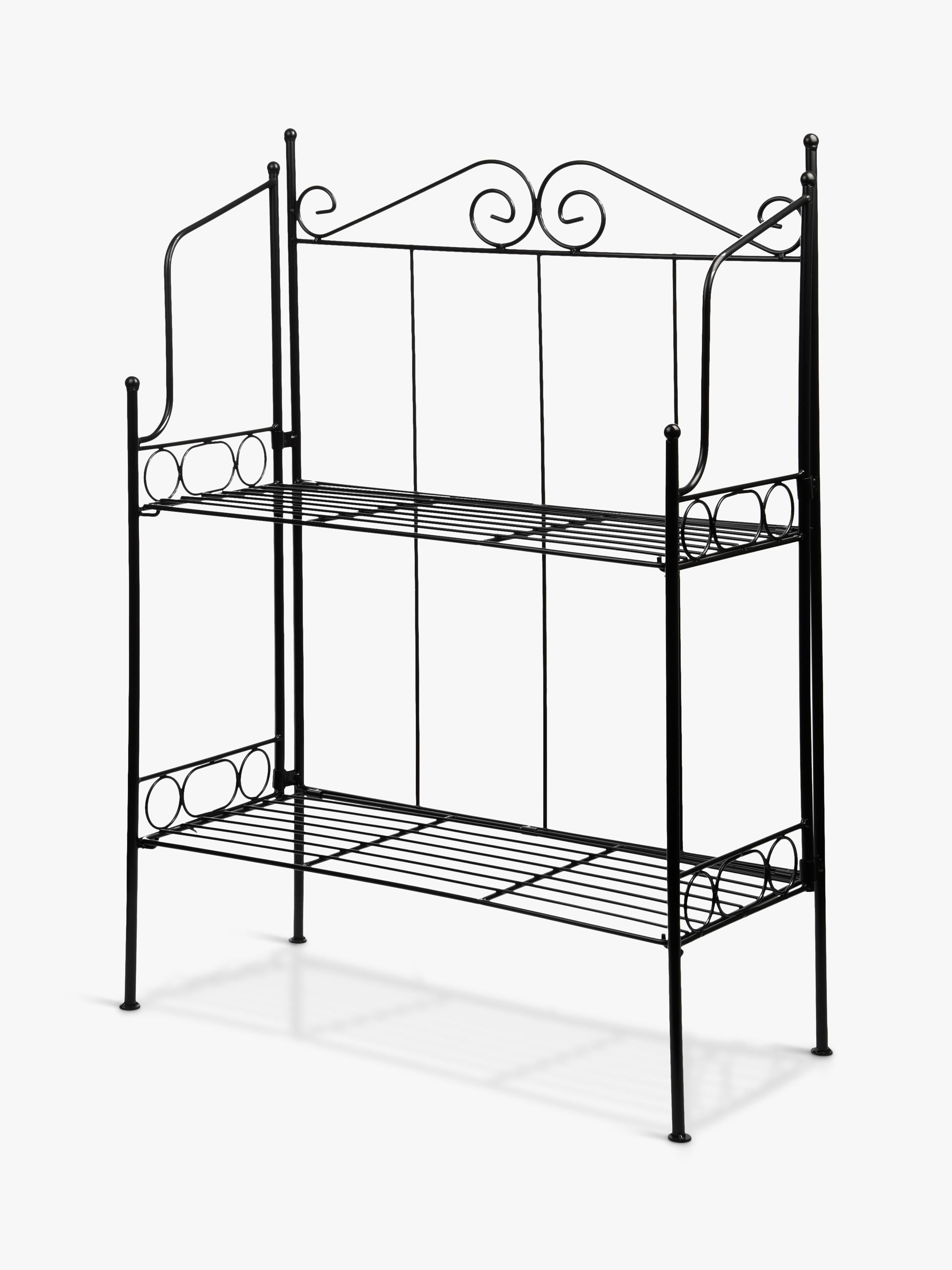 Fallen Fruits black folding plant stand 79.5cm (British brand)