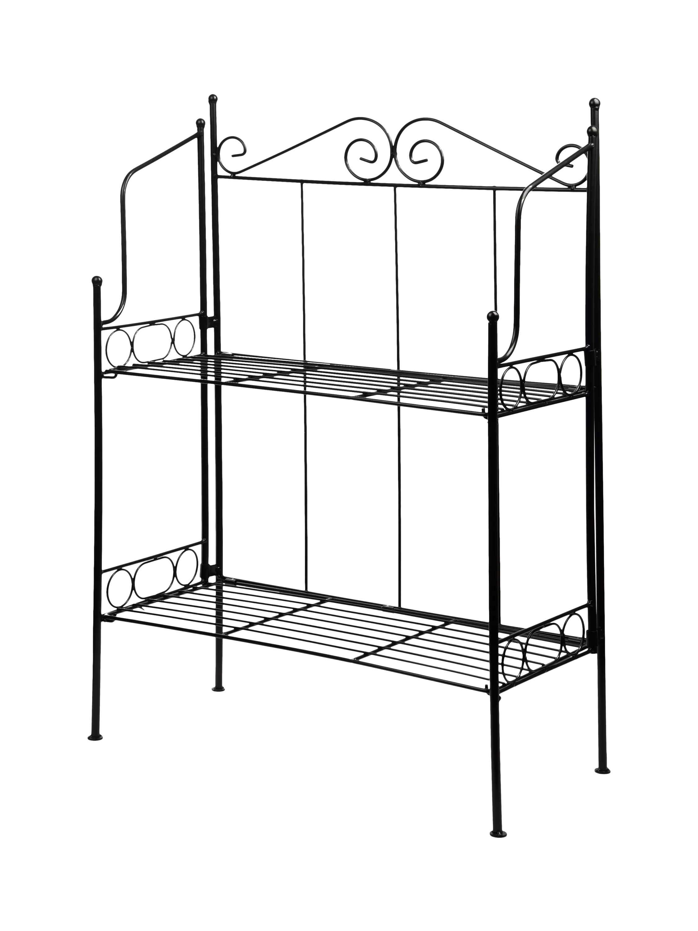 Fallen Fruits black folding plant stand 79.5cm (British brand)