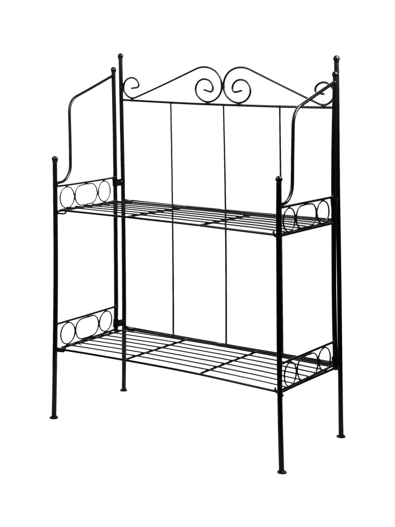 Fallen Fruits black folding plant stand 79.5cm (British brand)