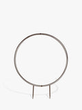Fallen Fruits metal sphere plant support rust (British brand)