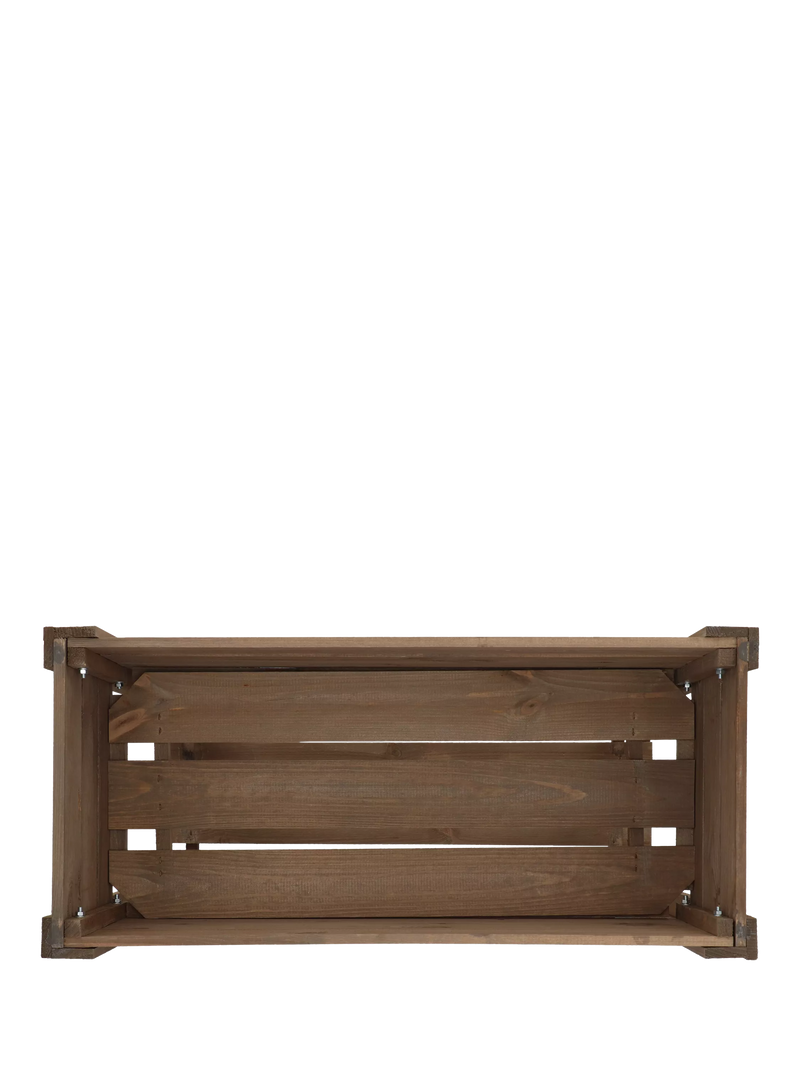 Fallen Fruits small spruce wood raised planter, imported from the UK