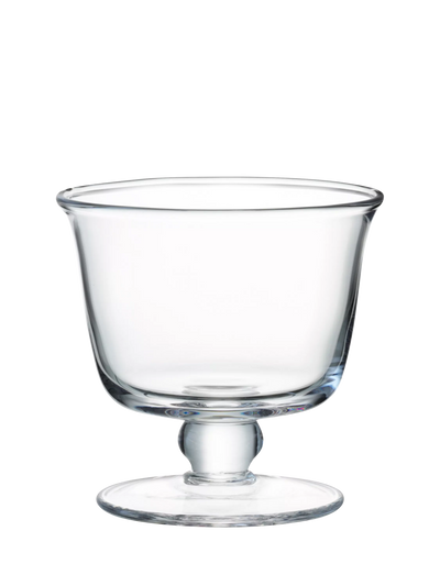 John Lewis LSA International Serve Tall Compote/Trifle Bowl Clear Glass 22cm- Buy online at McGrocer