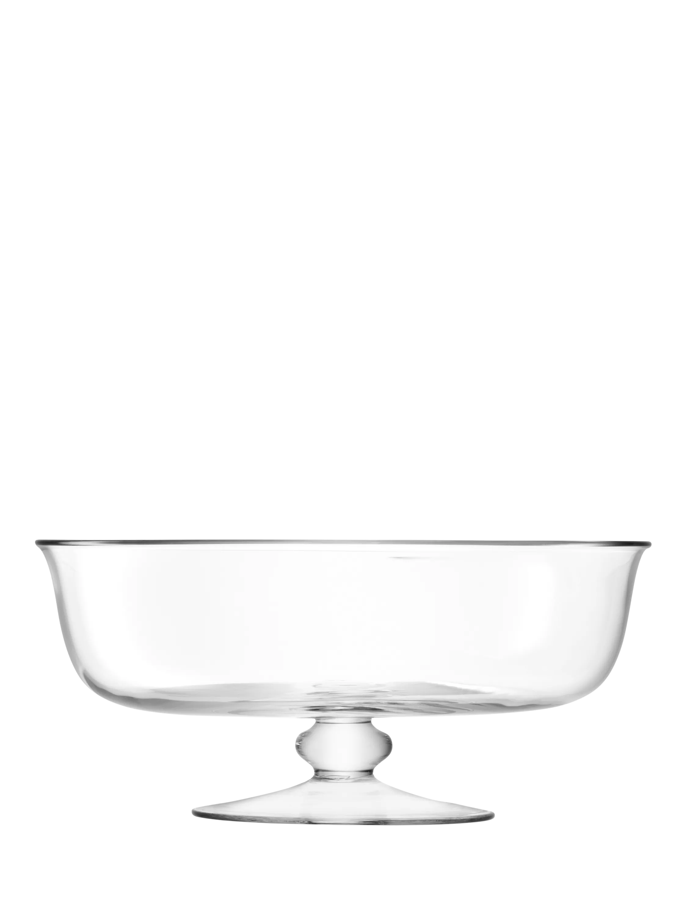 LSA International glass compote bowl 31cm - British product