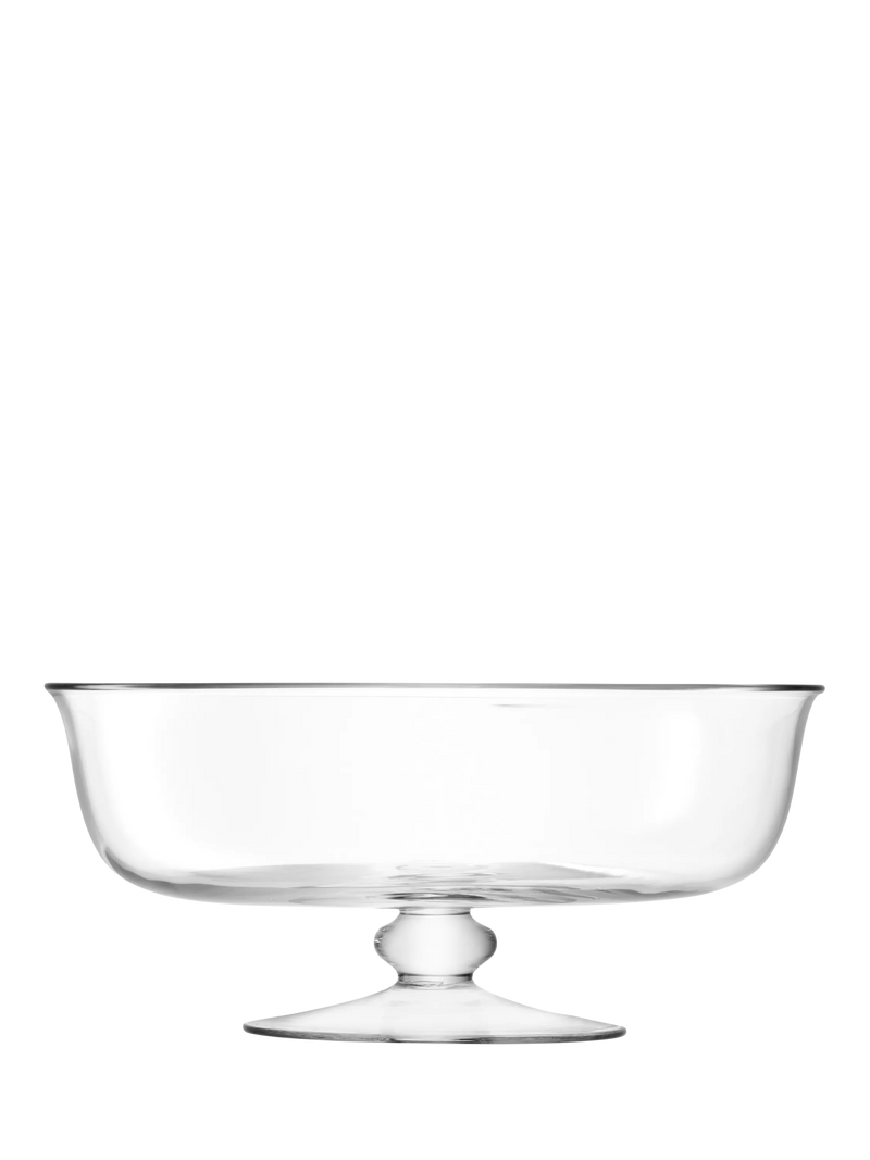 LSA International glass compote bowl 31cm - British product