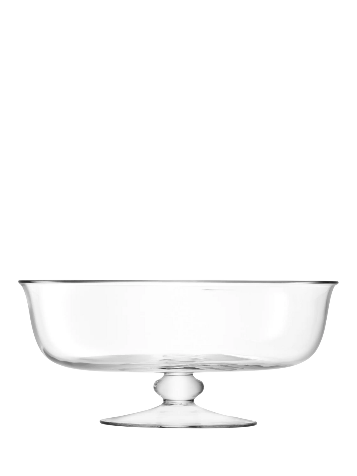 LSA International glass compote bowl 31cm - British product