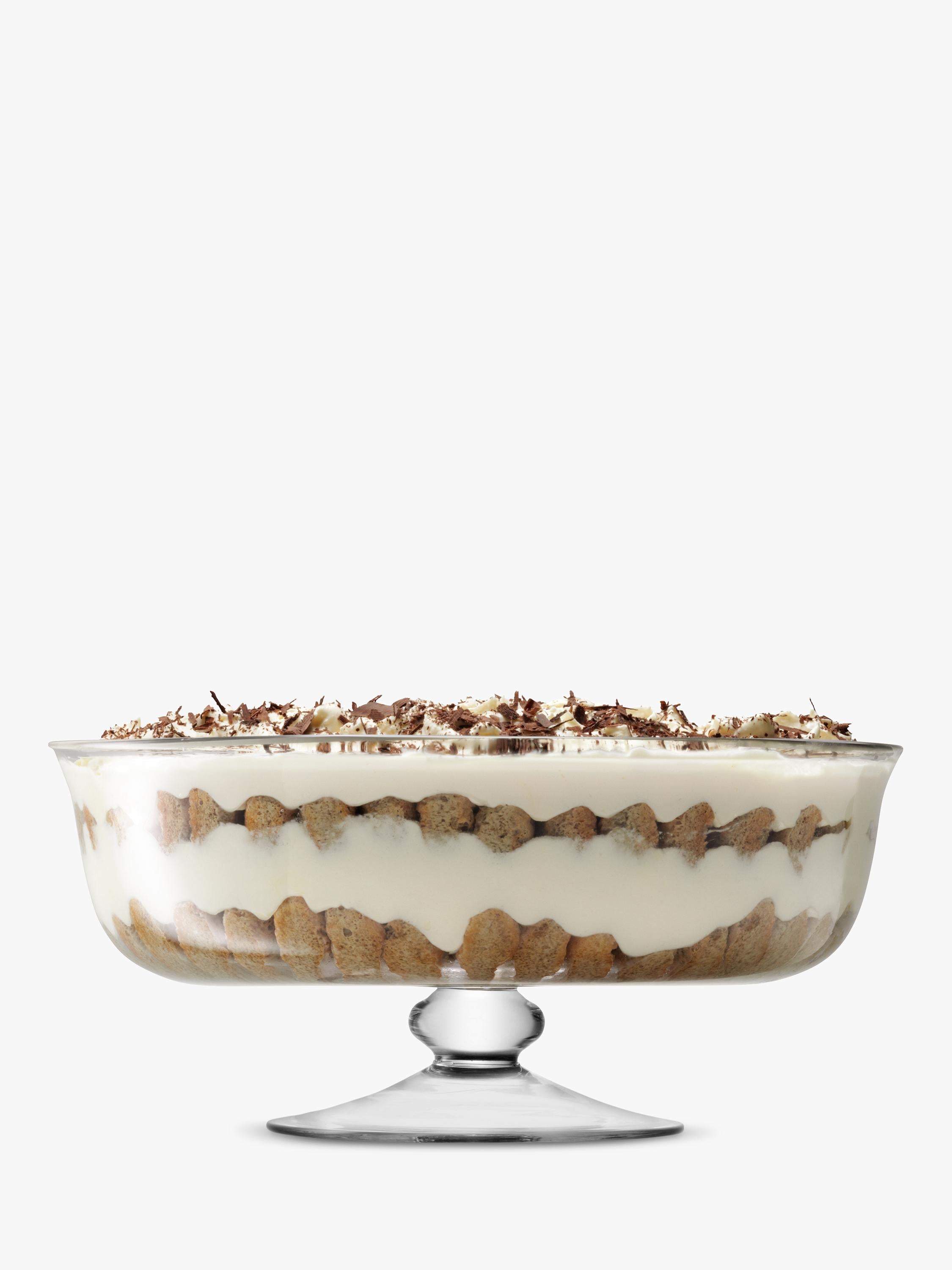 LSA International glass compote bowl 31cm - British product