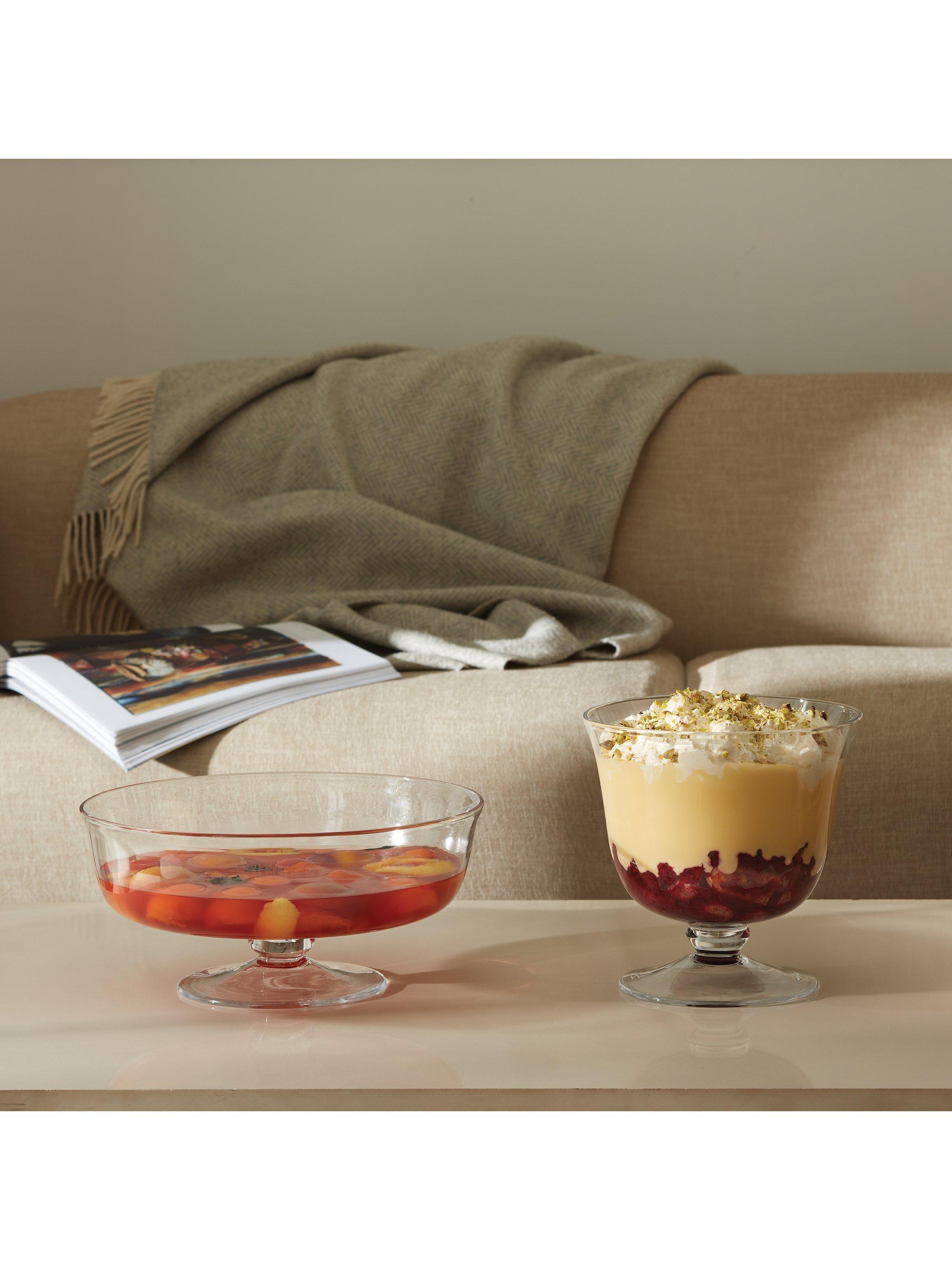 LSA International glass compote bowl 31cm - British product
