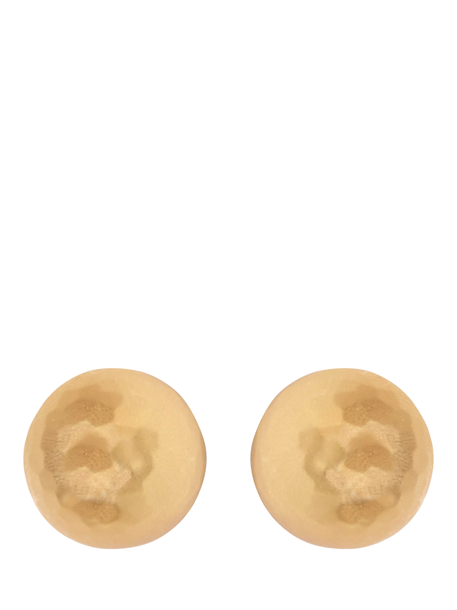 Eclectica hammered dome clip-on earrings 2cm, UK version