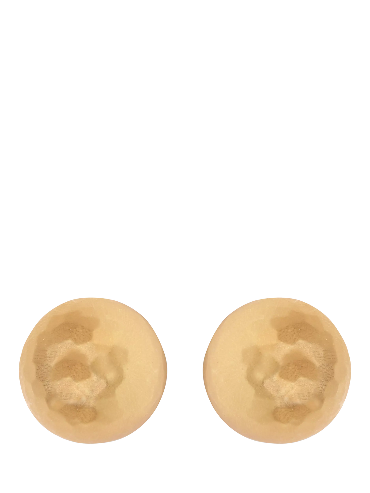 Eclectica hammered dome clip-on earrings 2cm, UK version