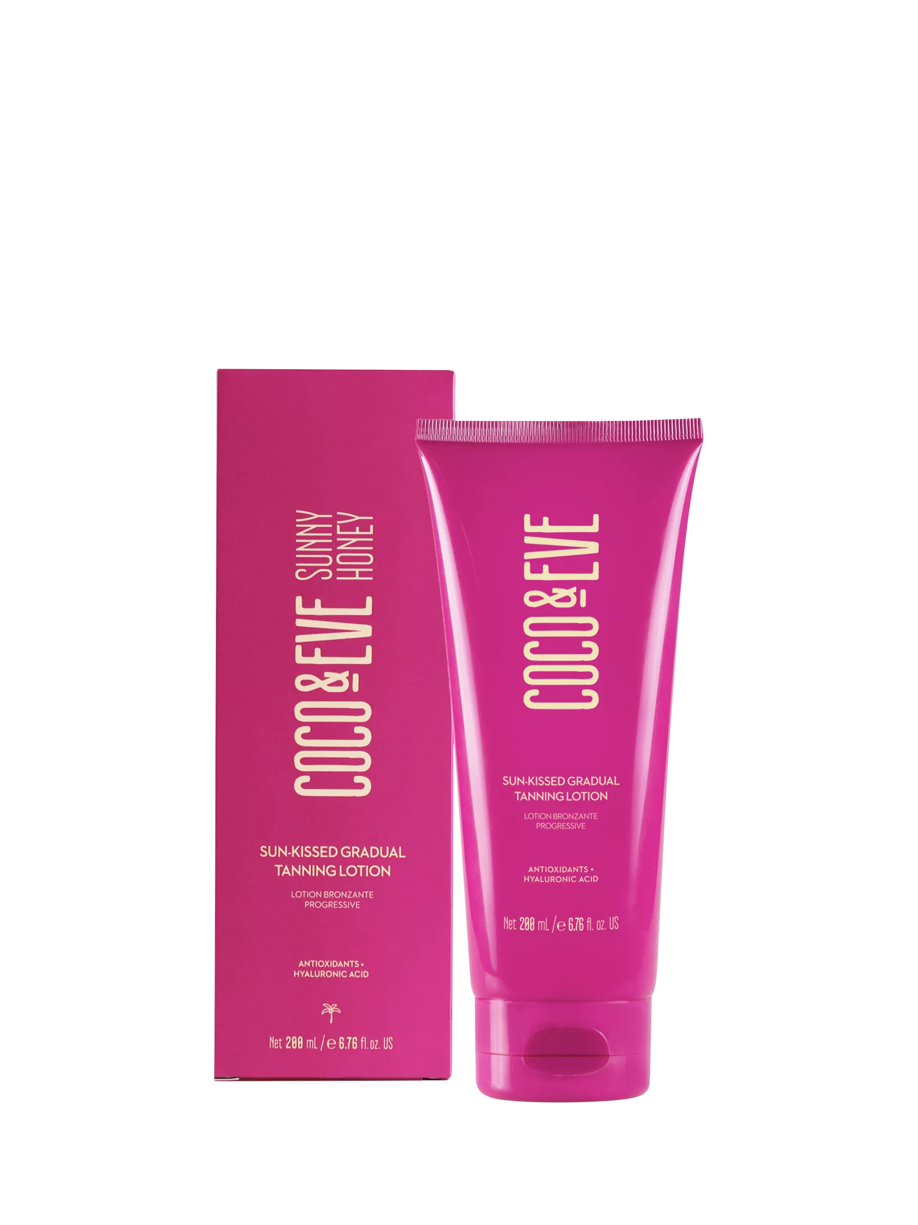 Coco & Eve Sunny Honey gradual tanning lotion 200ml, UK version