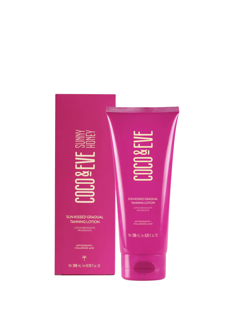 Coco & Eve Sunny Honey gradual tanning lotion 200ml, UK version
