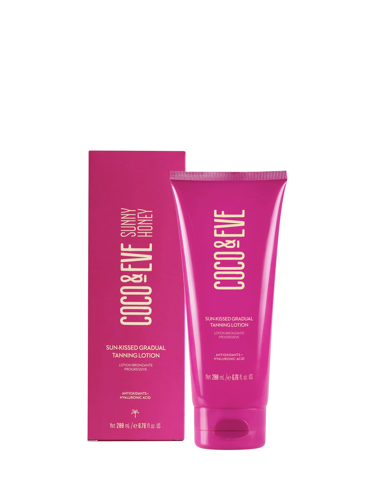 Coco & Eve Sunny Honey gradual tanning lotion 200ml, UK version