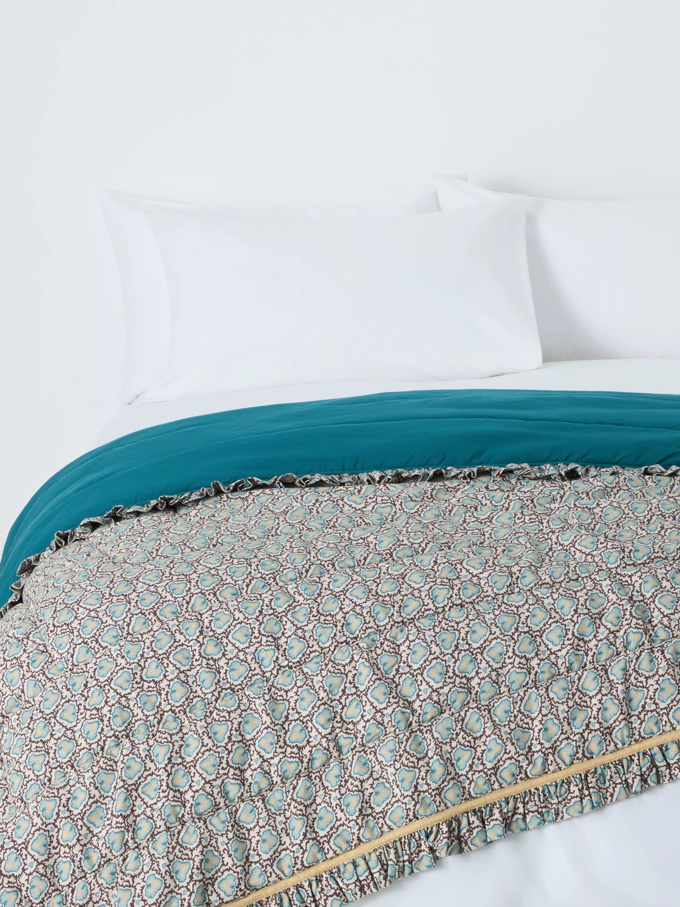 John Lewis Sanderson Frisk blue bedspread, imported from the UK