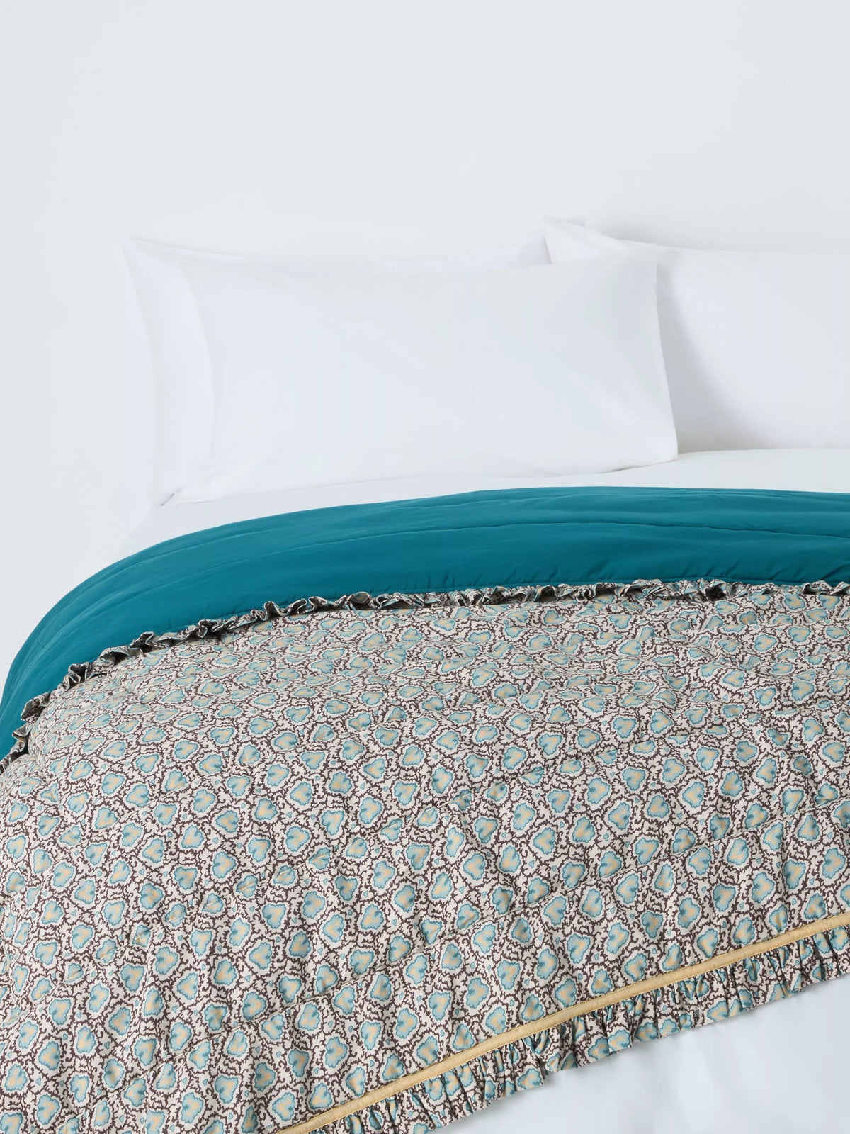 John Lewis Sanderson Frisk blue bedspread, imported from the UK
