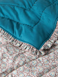 John Lewis Sanderson Frisk blue bedspread, imported from the UK